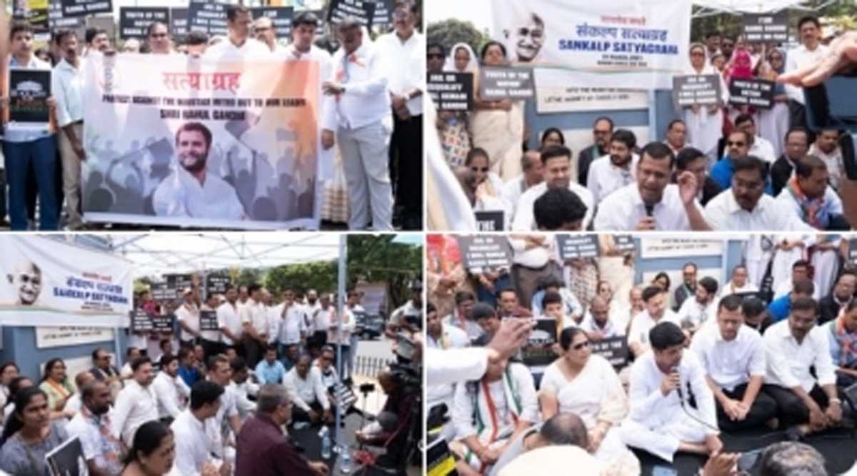 गोवा : राहुल की लोकसभा सदस्यता खत्म करने के खिलाफ कांग्रेस के सत्याग्रह में राकांपा शामिल हुई